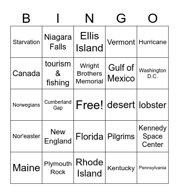 Third 9 Weeks Review Bingo Card