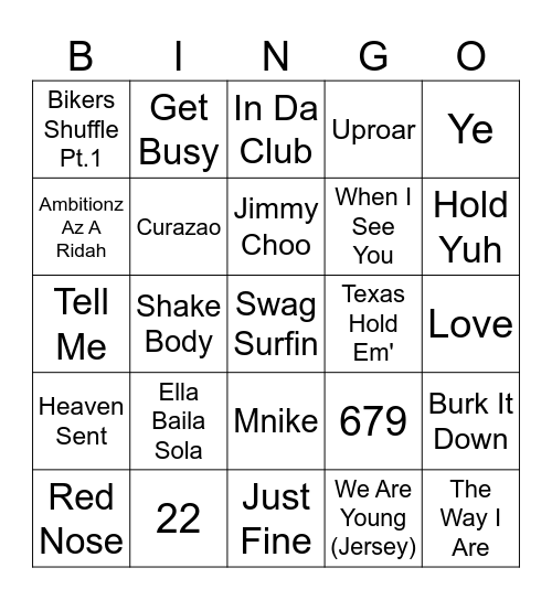 BIG XII BINGO Card