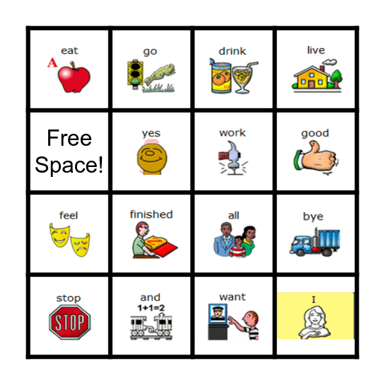 PRC Communication Bingo Card