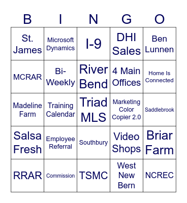 Welcome to Onboarding Day! Bingo Card