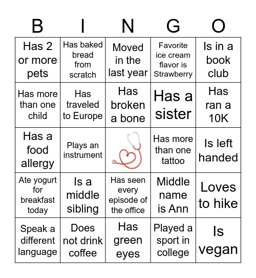 Critical Care Skills Day 2024 Bingo Card
