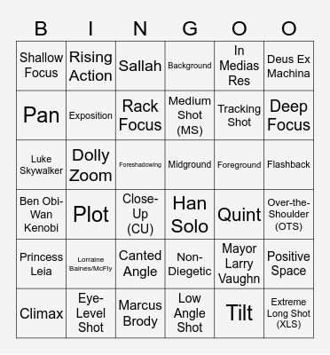 Midterm Exam Review 2024 Bingo Card