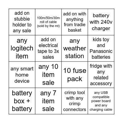 March bingo Card