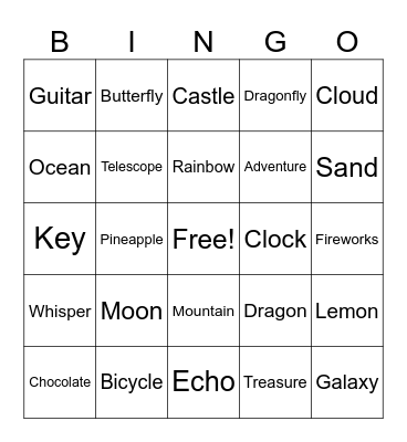 i Bingo Card