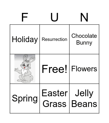 EASTER Bingo Card