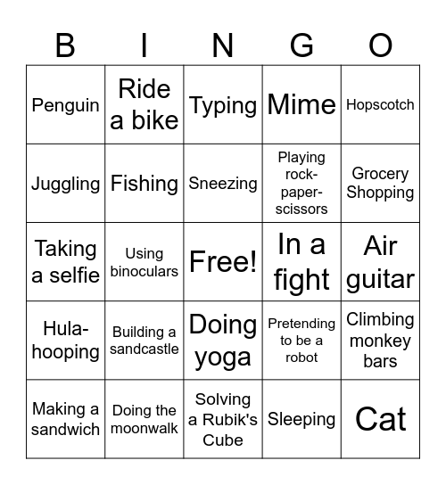 MSFT BINGO Card