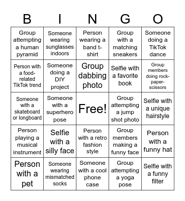 STA Youth Retreat 2024 Bingo Card
