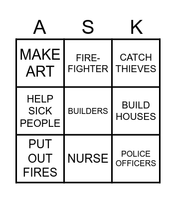 ASK L4 20-01 Bingo Card