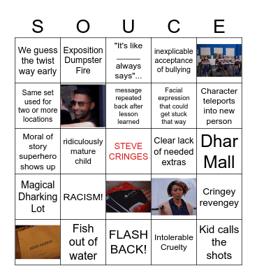 Dhar Dhar Bingo Card