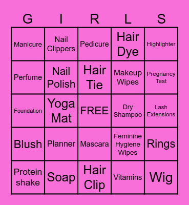 Bingo Night Bingo Card