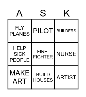 ASK L4 20-01 Bingo Card