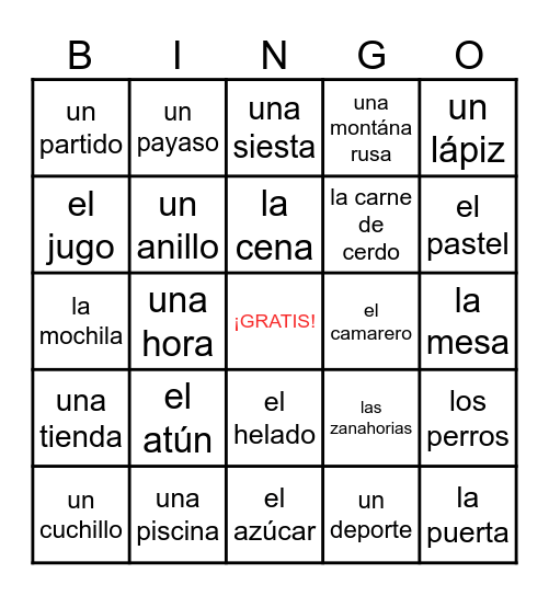 REVIEW- II Bingo Card