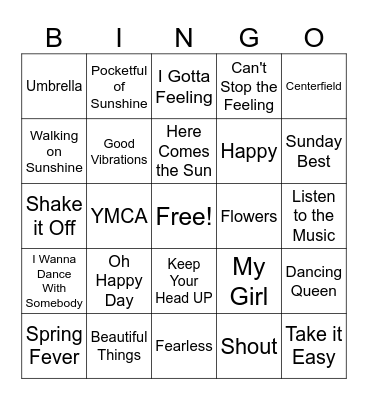 2024 Spring Singo Bingo Card