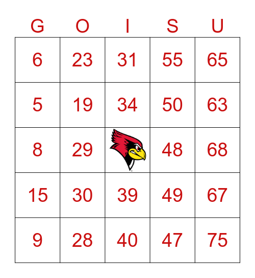 Health Services Bingo Card