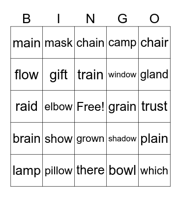 Level 27 Bingo Card