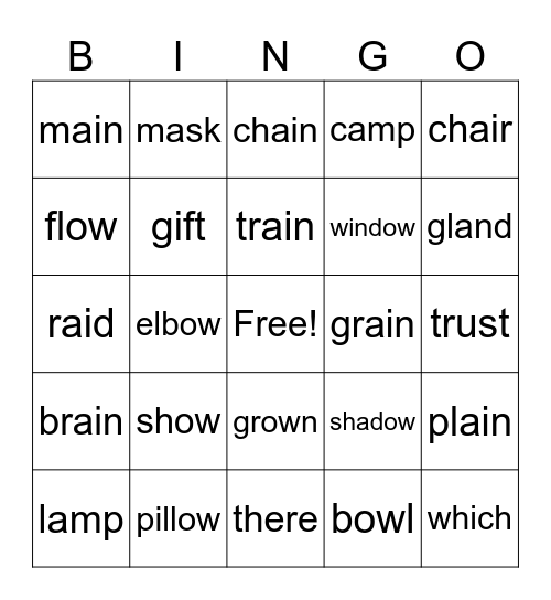 Level 27 Bingo Card