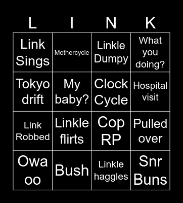 Link GTA RP Bingo Card Bingo Card