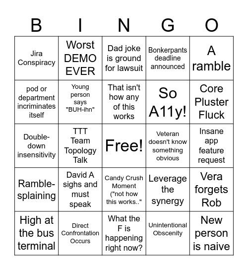 MofoBongoBingo Card