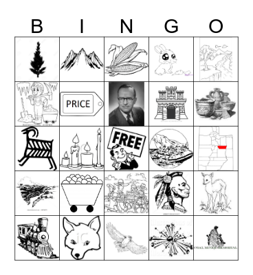 Carbon County Bingo Card
