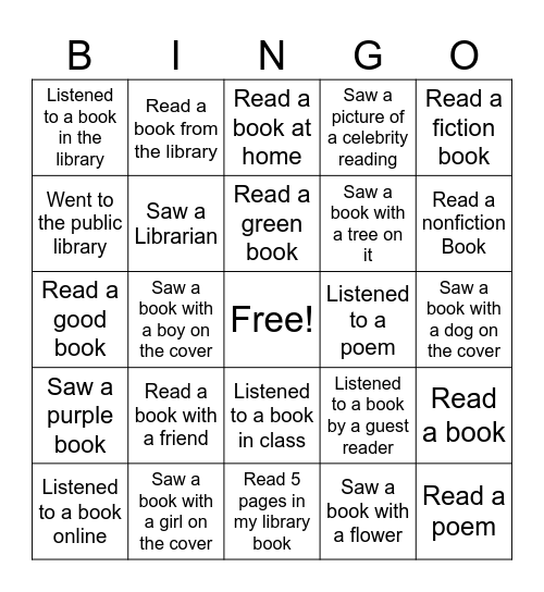 Midnight Book BBQ Bingo Card