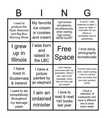 2024 Social Work Bingo! Bingo Card
