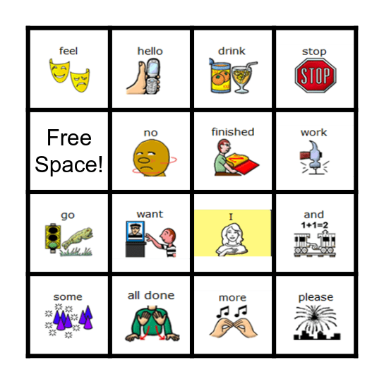 PRC Communication Bingo Card