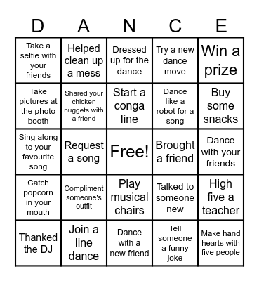 Forever Yours Wholesome Bingo Card