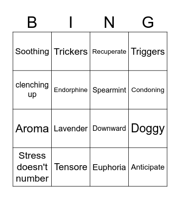 WELLCAST CPE 1 Bingo Card