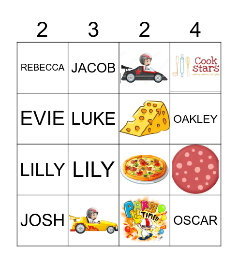 OSCAR Bingo Card