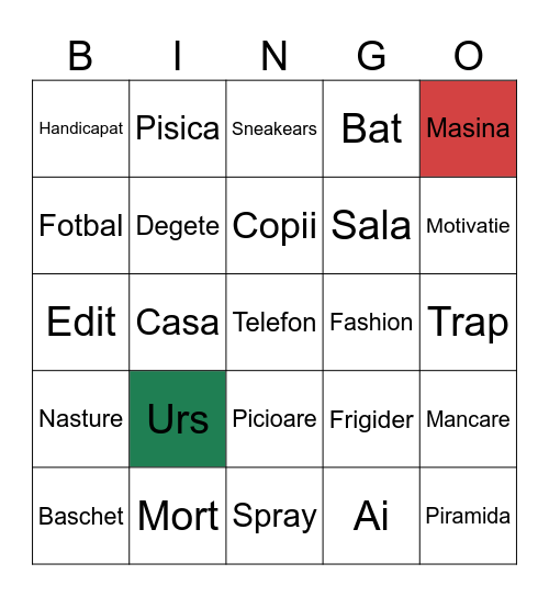 maasf Bingo Card