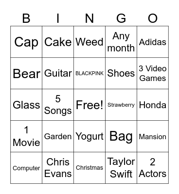 Infinite Craft Bingo Card