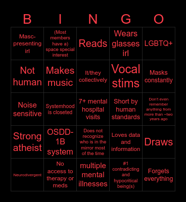 The Corporate Tower Bingo Card