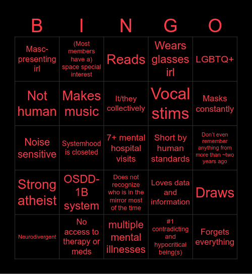 The Corporate Tower Bingo Card