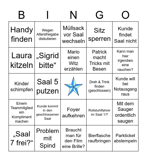 Bill Bingo Card