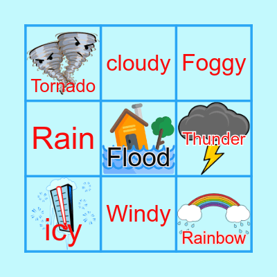 The Weather Bingo Card