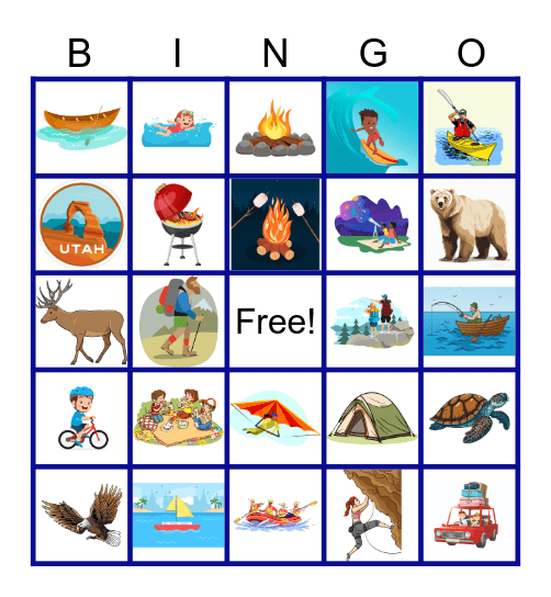 Adventure Bingo Card