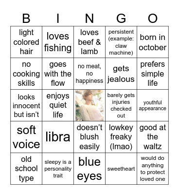 Xavier Bingo Card