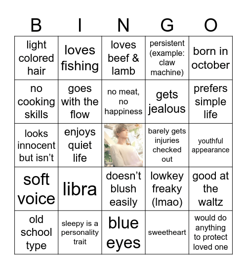 Xavier Bingo Card