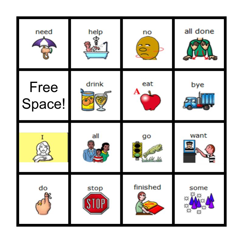 PRC Communication Bingo Card