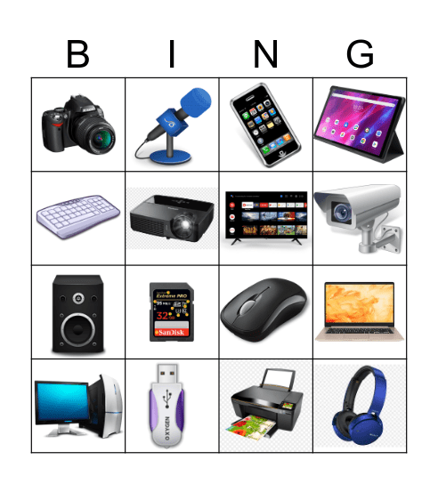 ICT BINGO Card