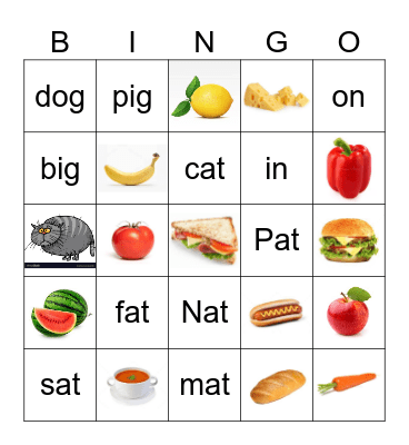 Max the cat Bingo Card