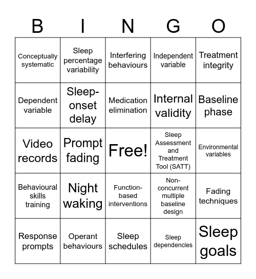 ROH'S BINGO! Bingo Card