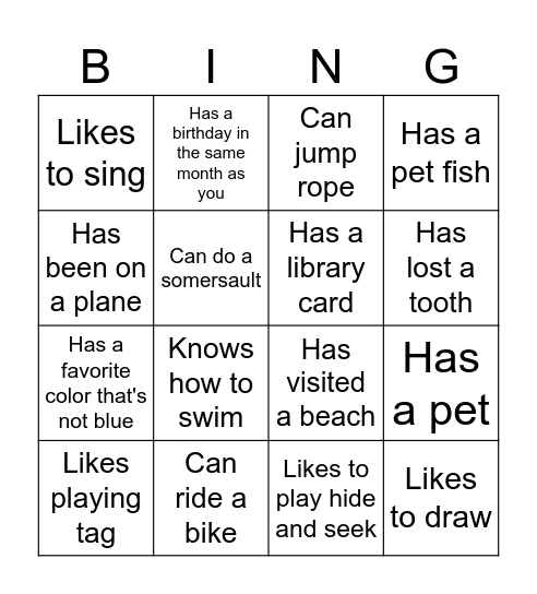 BINGO BASH Bingo Card