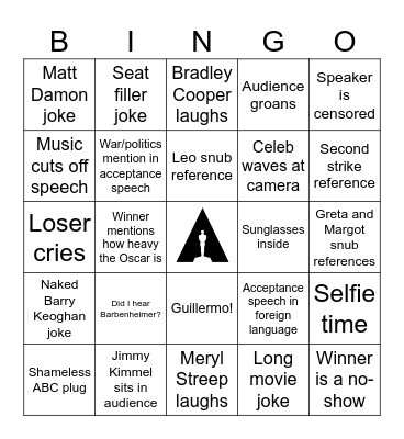 BINGO NIGHT 2024 Bingo Card