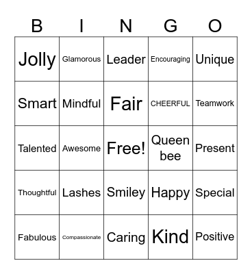 Melencia's Birthday Bingo Card
