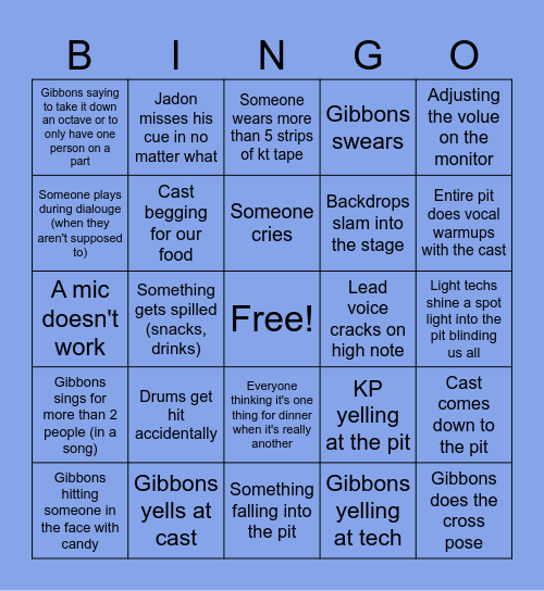 Tech week 2 Bingo Card