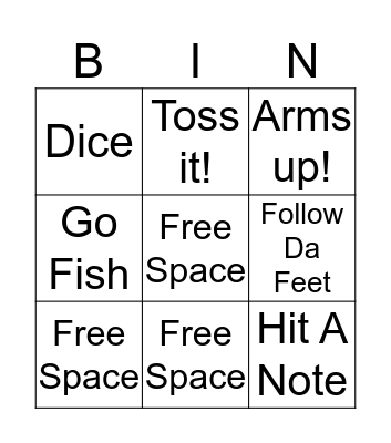 Tolton 2016 Bingo Card