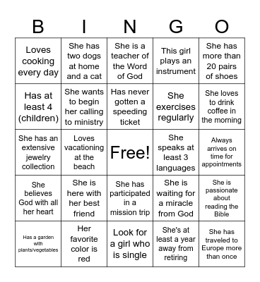 SOY MUJER UNICA 2024 Bingo Card
