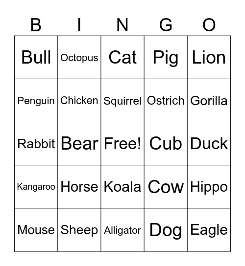 ROUND 2 Bingo Card