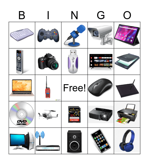 ICT Bingo Card